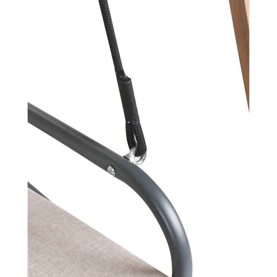 Huśtawka ogrodowa BONAGIA Metal Beżowy