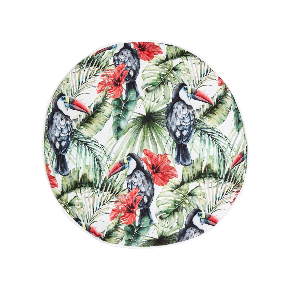 2 poduszki ogrodowe w tukany 40 cm wielokolorowe MALLARE