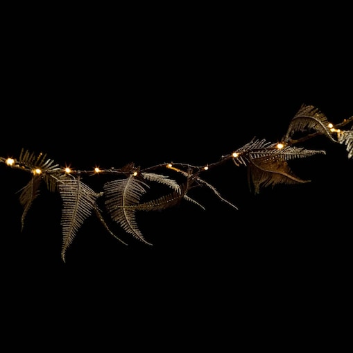 Girlanda świetlna wewnętrzna z roślinnym motywem, 25 LED