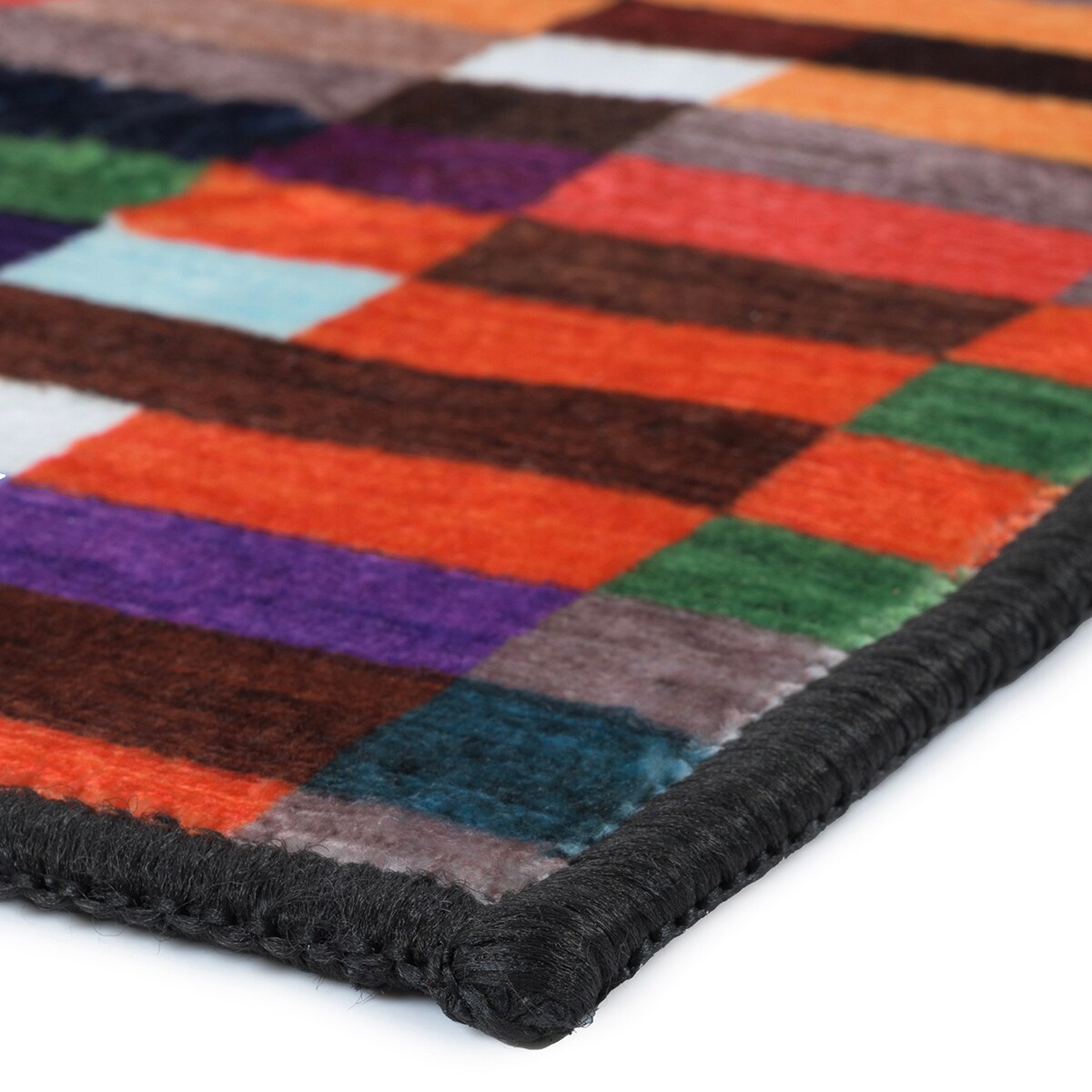 Dywan, chodnik nowoczesny geometryczny Piksel 50x120 cm e-floor wielokolorowy