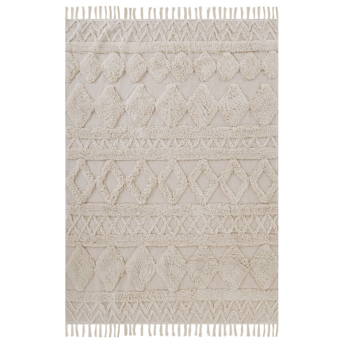 Dywan DIDIM Beżowy 160 x 230 cm Bawełna