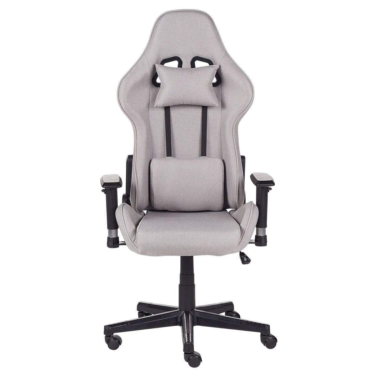 Krzesło biurowe regulowane jasnoszare WARRIOR