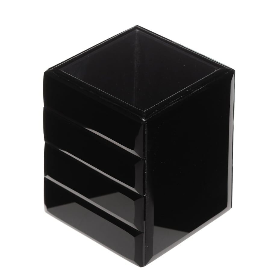 Stojak na szczoteczki Nero 9x9x11 cm