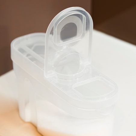 Pojemniki Na Żywność X3 Kuchenne Makaron Mąkę Cukier Kaszę Sypkie 1-4L