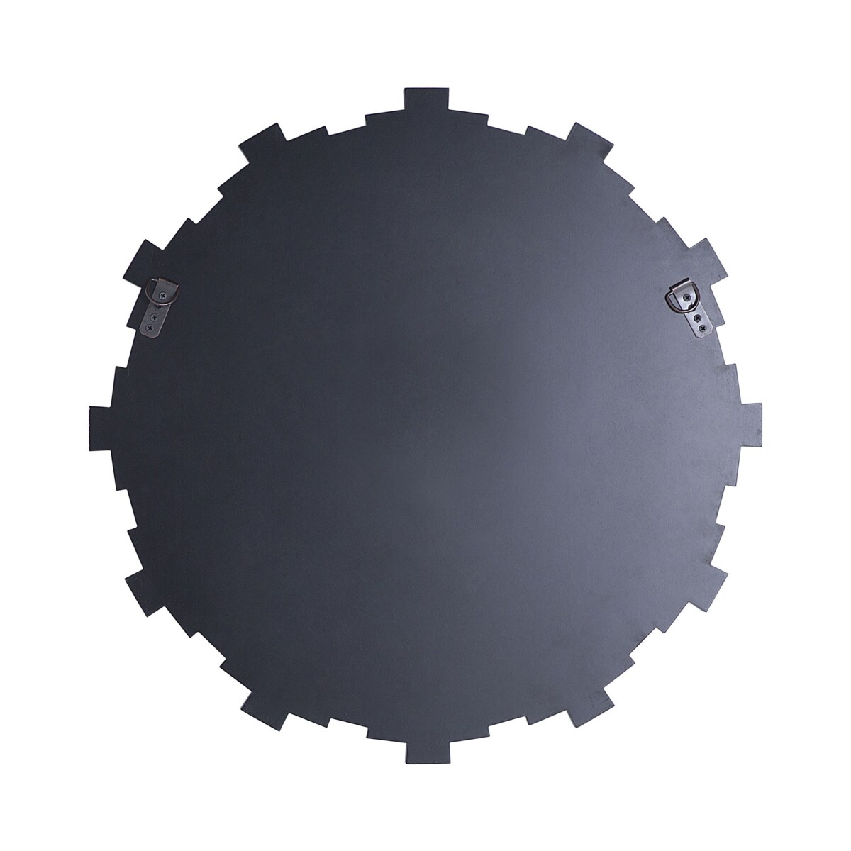 Lustro ścienne słońce ø 70 cm srebrne VIRE