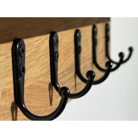 Drewniany wieszak na klucze 30cm