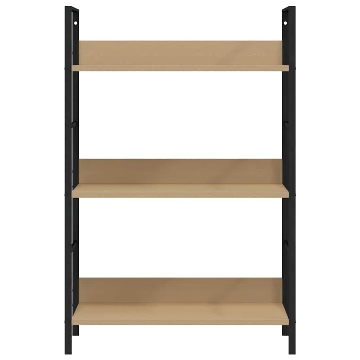 vidaXL Regał z 3 półkami, kolor dębowy, 60x27,6x90,5 cm