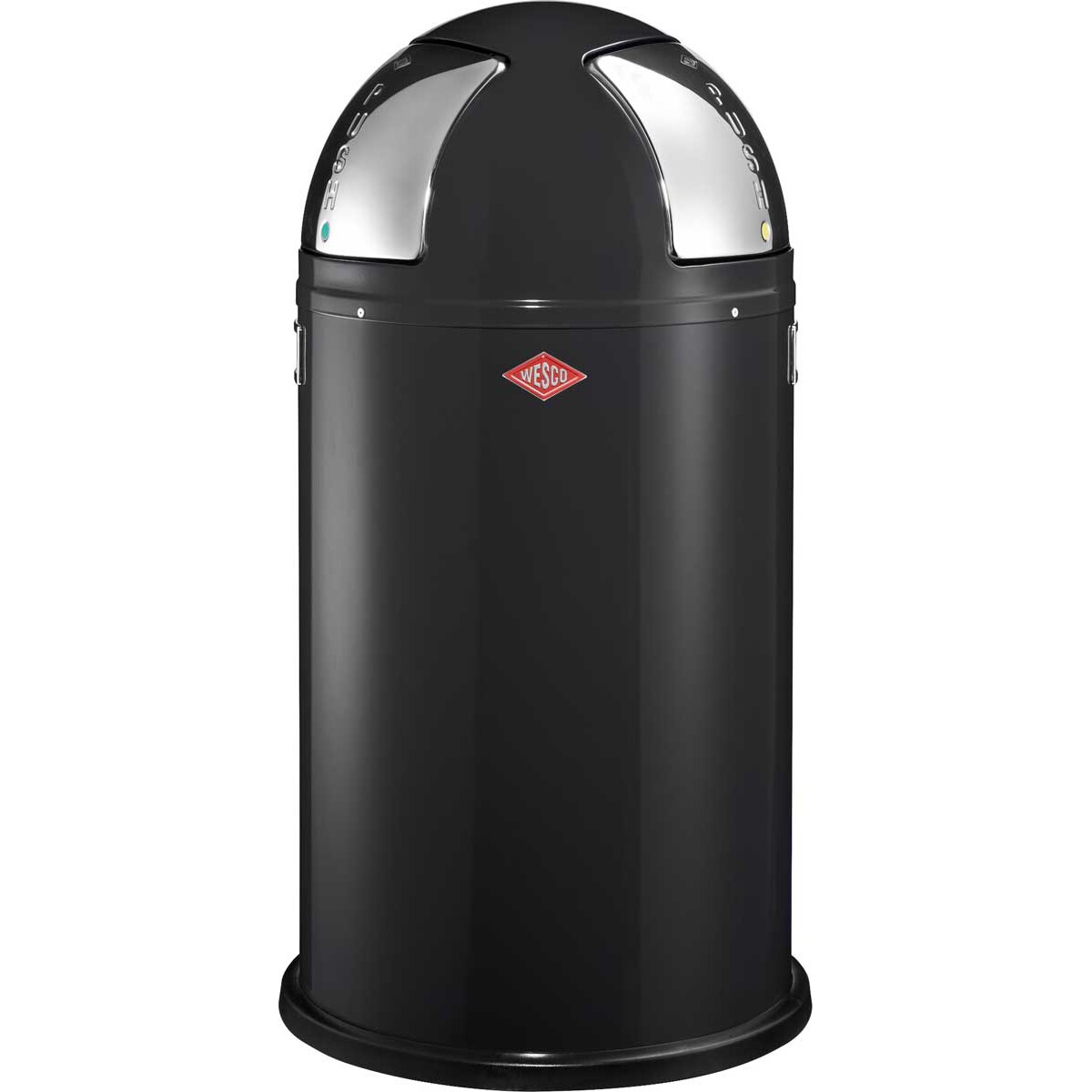 Kosz na śmieci czarny 50l Push Two Wesco
