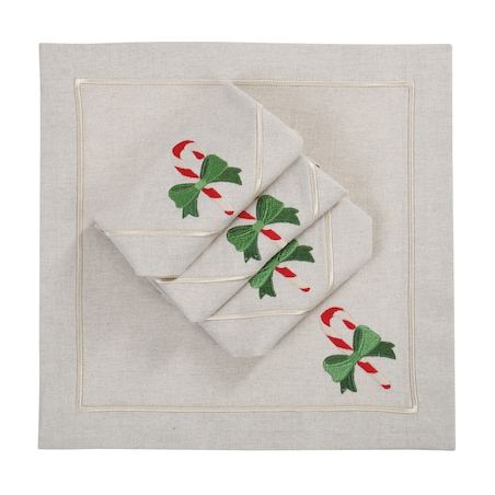 Serwetki Candy Cane Mirha - 4 sztuki