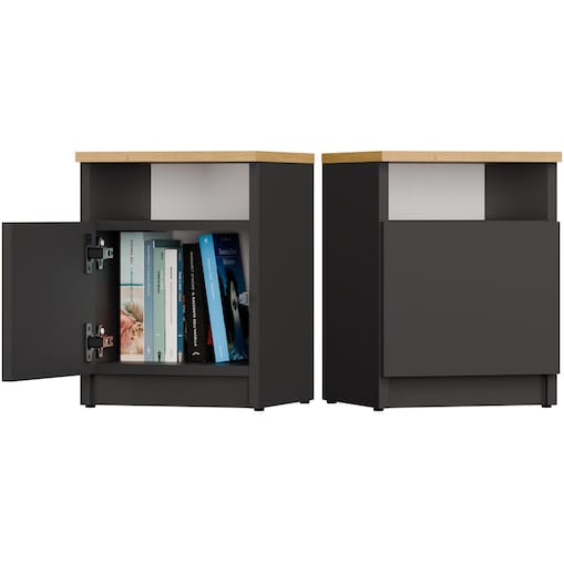 Szafka nocna GALAX 30/1D ANTRACYT ARTISAN