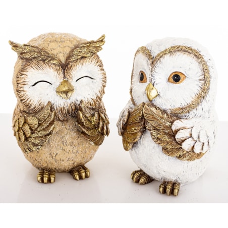 Dekoracja - figurki sówki 2 szt. 314x10x211 cm OWLS-2