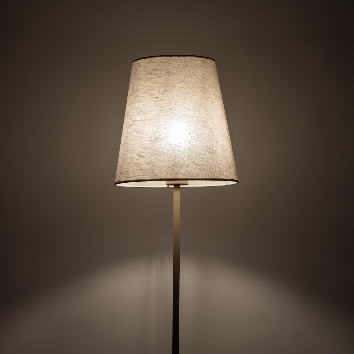 Lampa Podłogowa ELIZABETH Beżowa Lniany Klosz TK Lighting