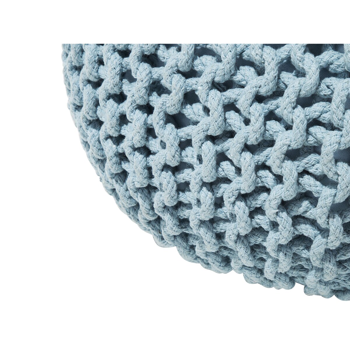 Puf 50 x 35 cm jasnoniebieski CONRAD