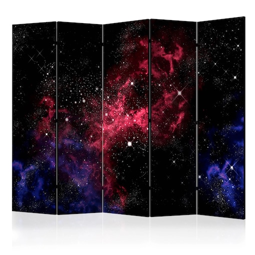 Parawan akustyczny Pejzaże 225x172 cm 5-częściowy wielokolorowy