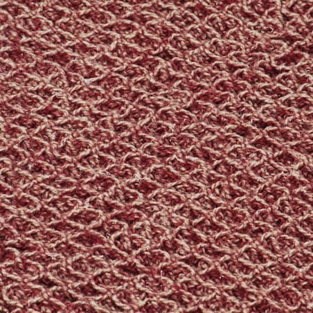 vidaXL Bawełniana narzuta, 220 x 250 cm, burgundowa