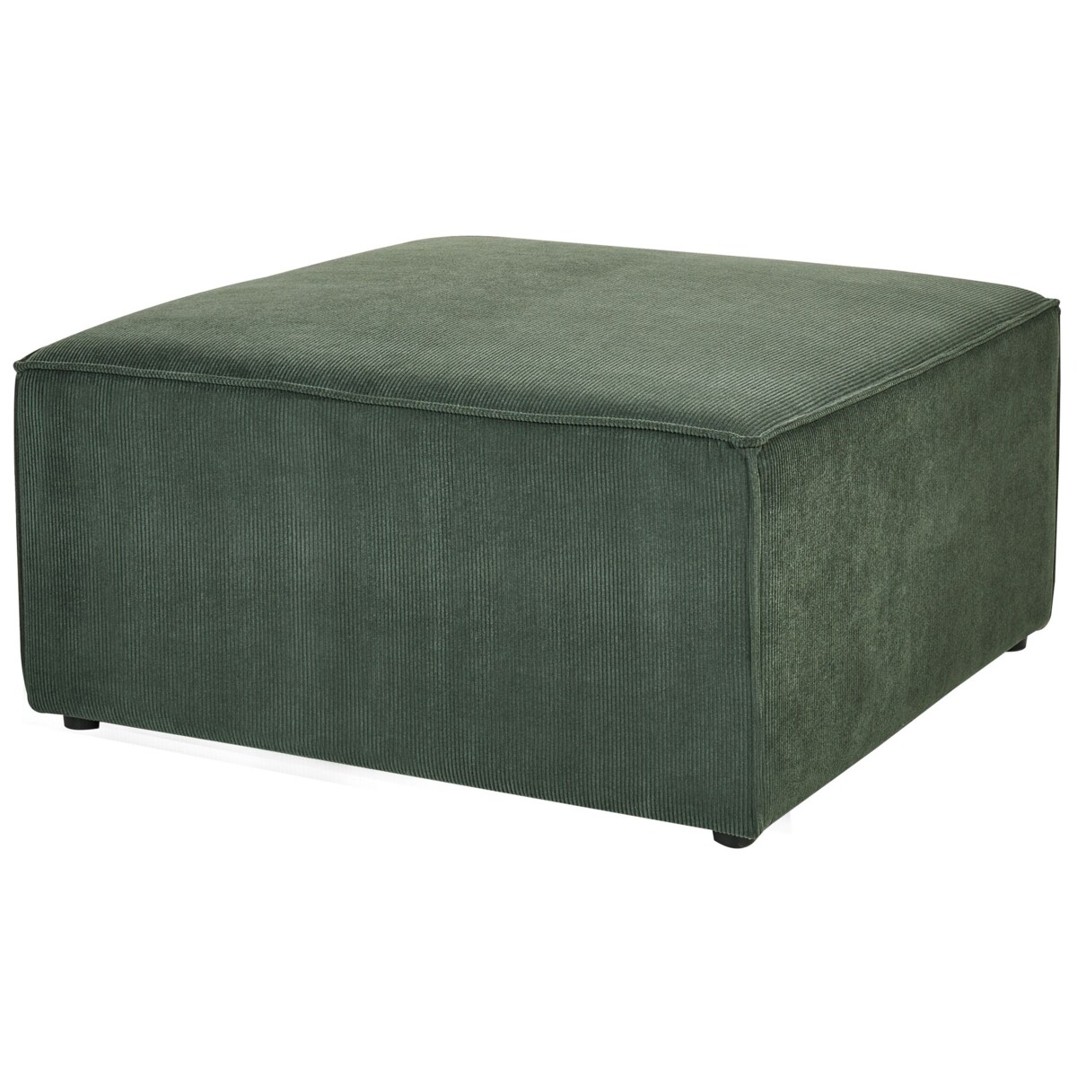 Szezlong LEMVIG Sztruks Ciemnozielony