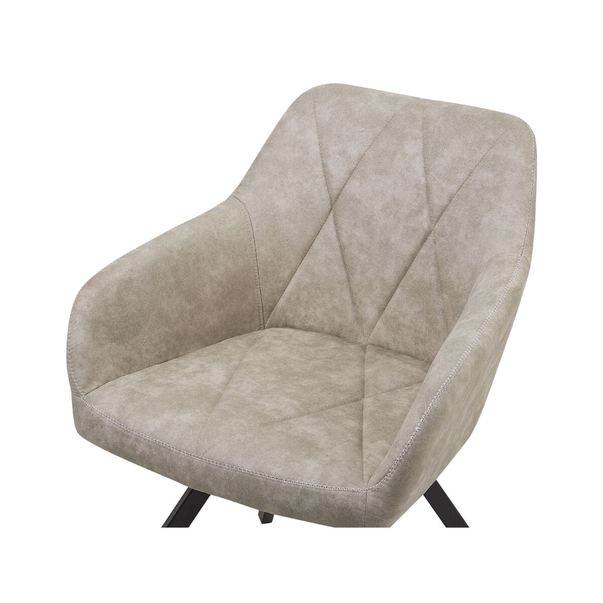 Zestaw 2 krzeseł beżowy MONEE