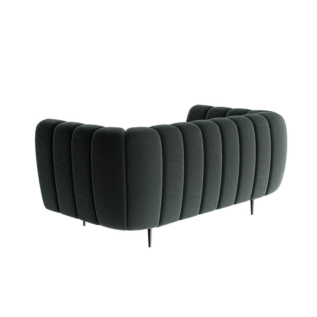 Shel Sofa 2-osobowa - ciemnoszara