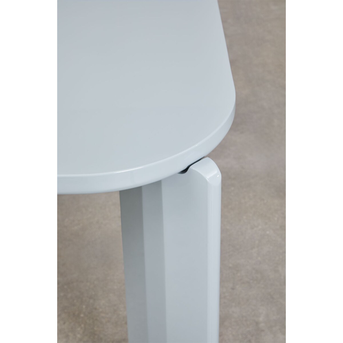 Stół jadalniany 200x100 cm z MDF Genewa glossy błękitny