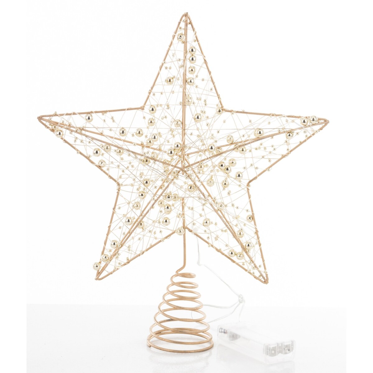 Gwiazda dekoracyjna LED 30x25x6 cm ANANDA na sprężynce