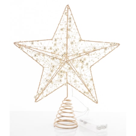 Gwiazda dekoracyjna LED 30x25x6 cm ANANDA na sprężynce