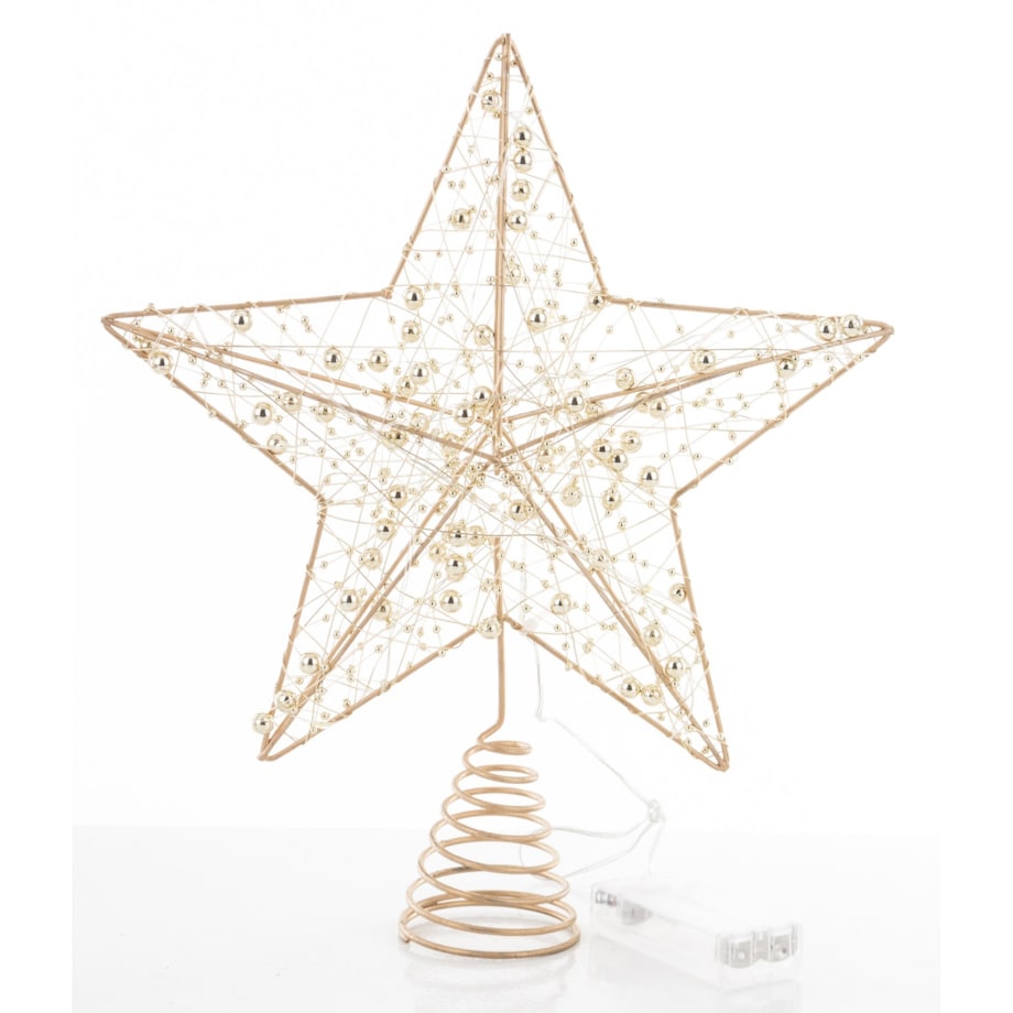 Gwiazda dekoracyjna LED 30x25x6 cm ANANDA na sprężynce