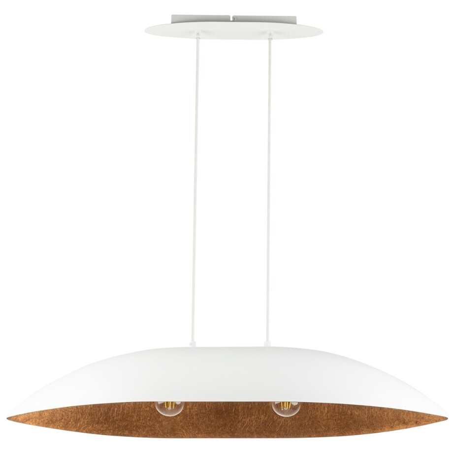 Lampa do kuchni wisząca Gondola M 40639 Sigma nad wyspę biała miedziana