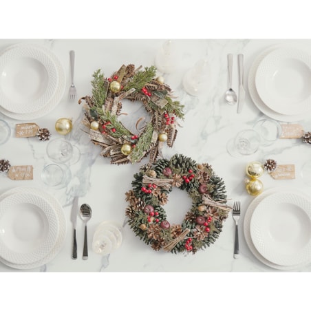 Wianek świąteczny 35 cm zielony NURMES