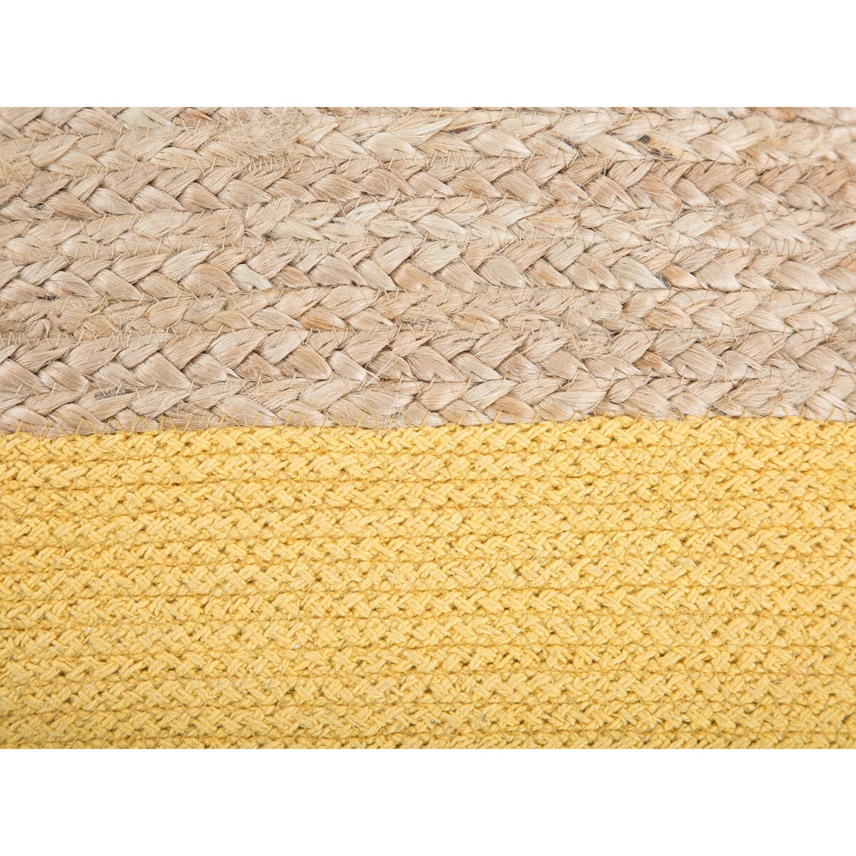 Puf 44 x 44 x 44 cm żółty KIRAMA