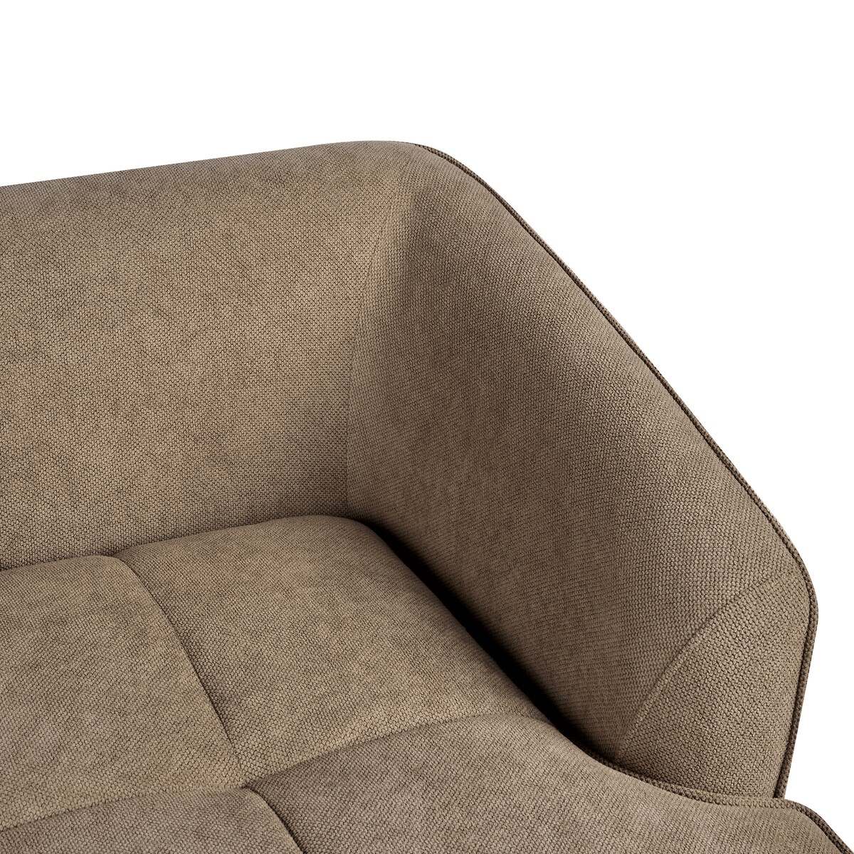 Sofa dla 2 osób HOBRO Jasnobrązowy