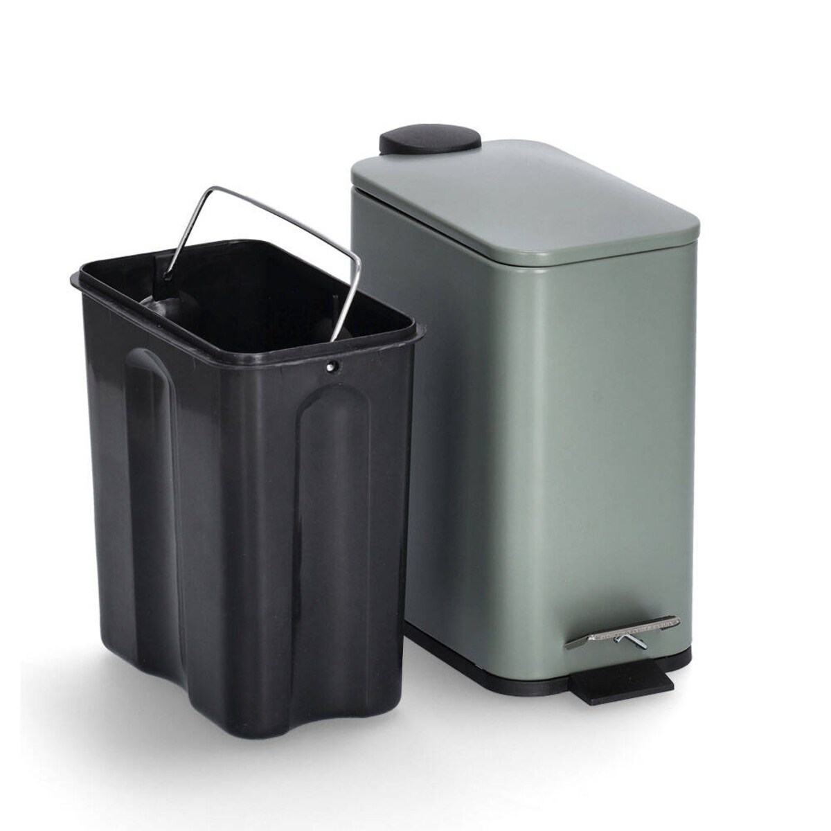 Kosz łazienkowy z pedałem, 5 litrów