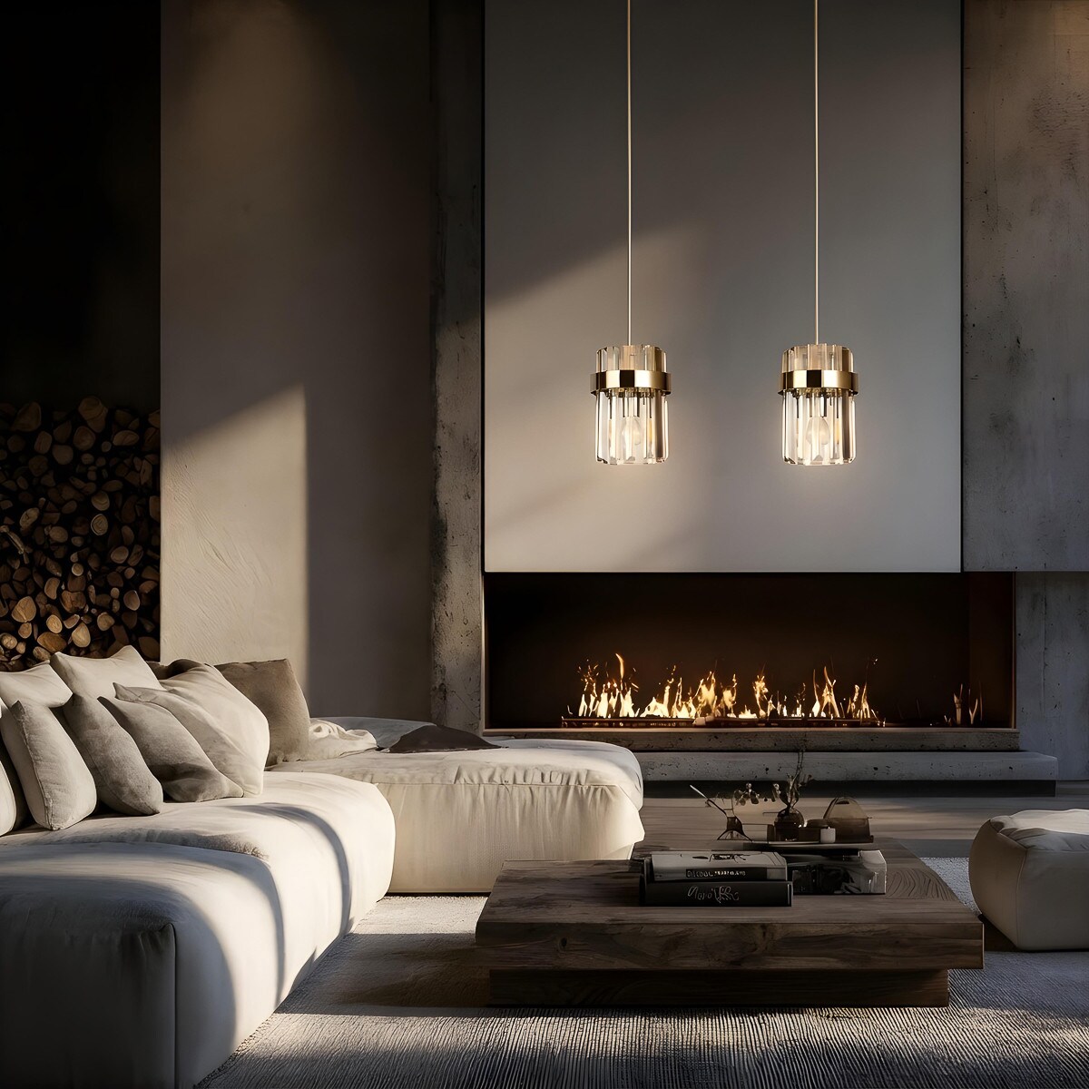 Lampa sufitowa wisząca Light Prestige Vetro złoty 2 x E14 1 szt.