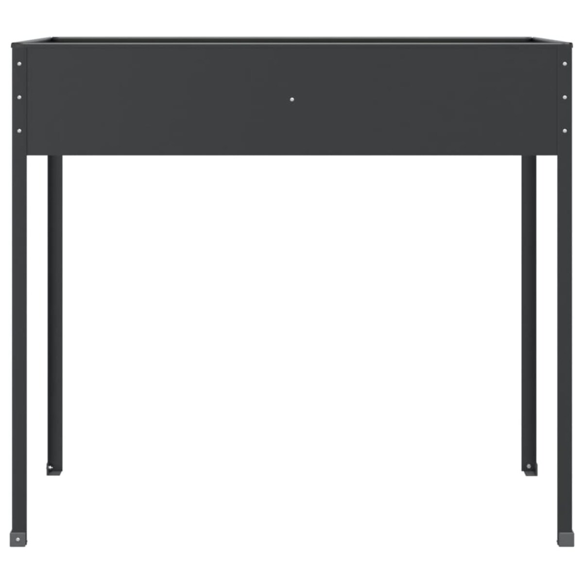 vidaXL Donica ogrodowa, antracytowa, 100,5x40,5x90 cm, stal