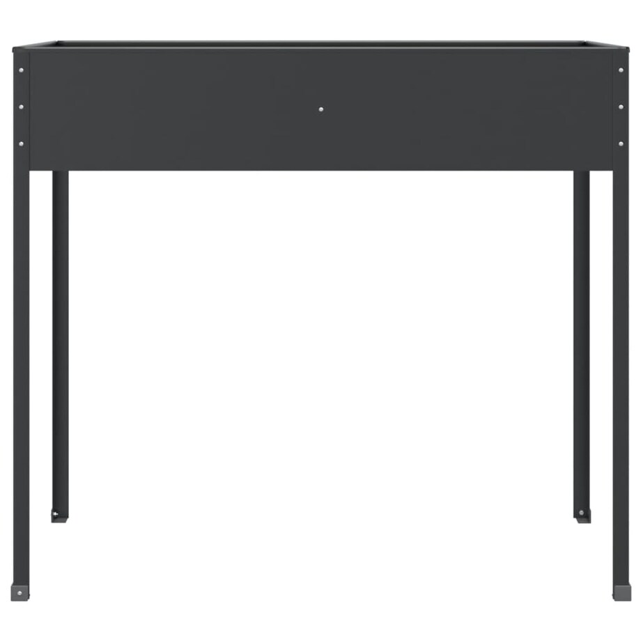 vidaXL Donica ogrodowa, antracytowa, 100,5x40,5x90 cm, stal