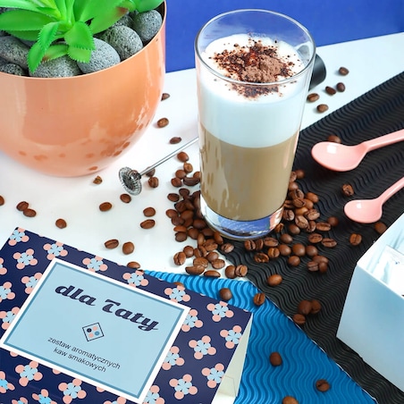 PREZENT UPOMINEK NA DZIEŃ TATY OJCA ZESTAW 20 KAW SMAKOWYCH DLA TEŚCIA