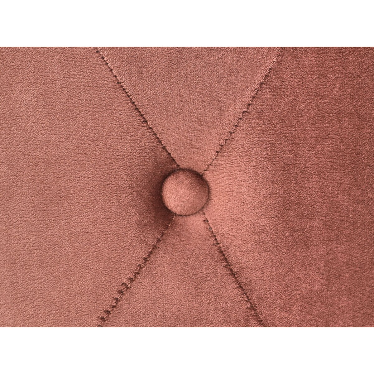 Puf CARROLLTON Welur Brązowy 40 cm 40 cm 41 cm