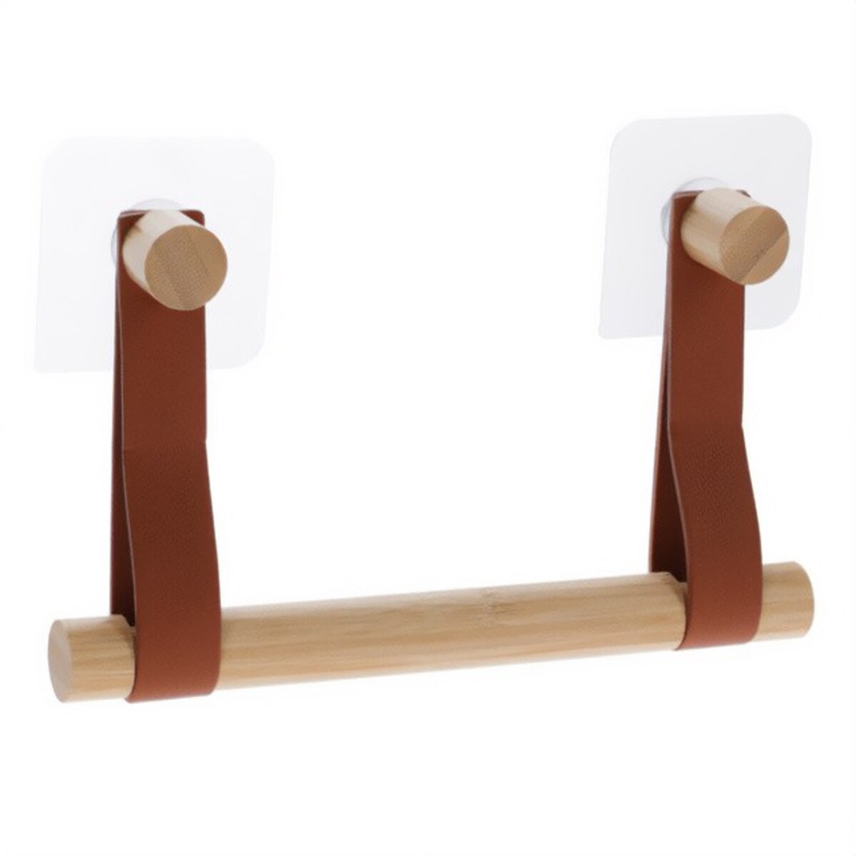 Wieszak na papier toaletowy 16,5x20x2,8 cm TOILET brązowy