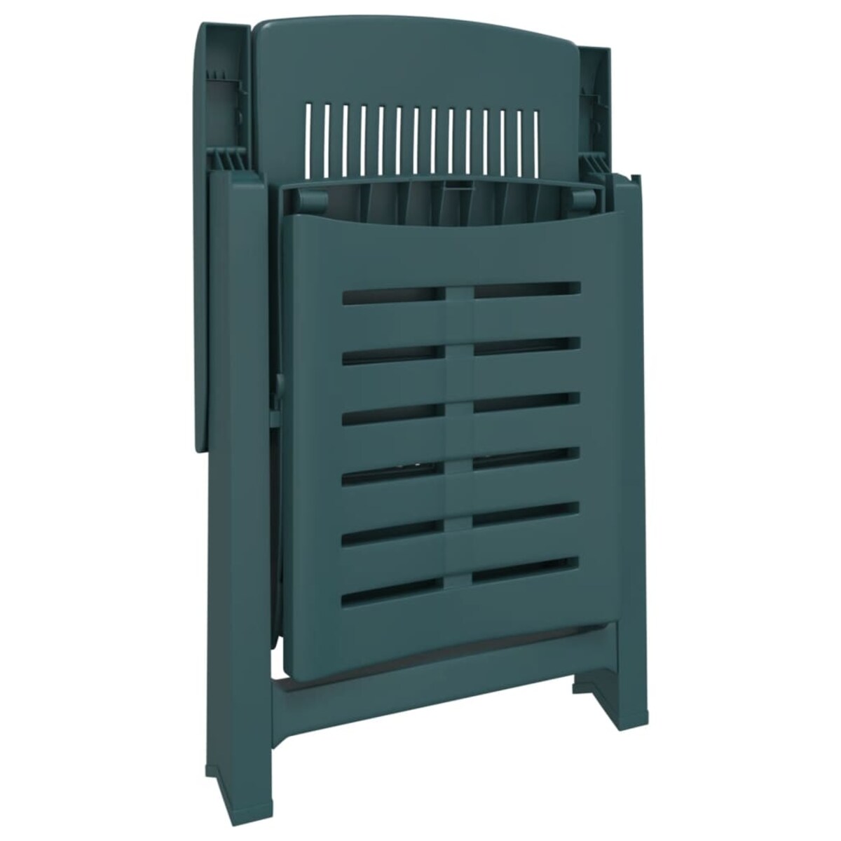 vidaXL Leżak, zielony, plastik