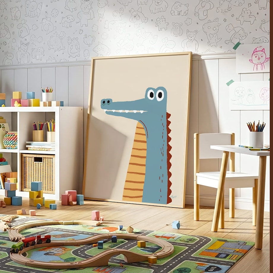 plakat pan krokodyl 70x100