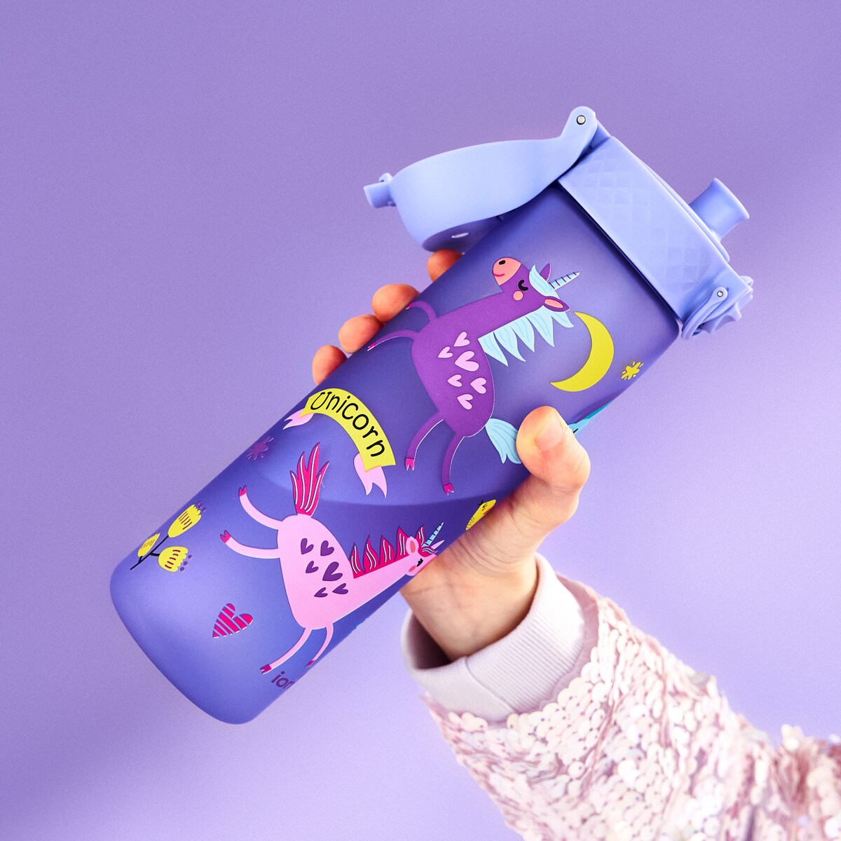 Butelka ION8 I8RF500PVUNIC Unicorns (Periwinkle)