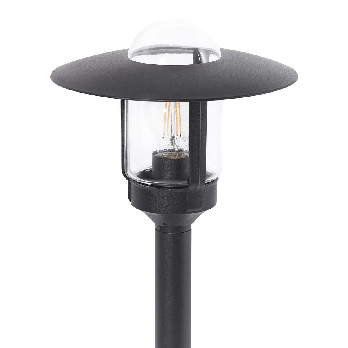 Lampa ogrodowa słupek TIZU Czarny