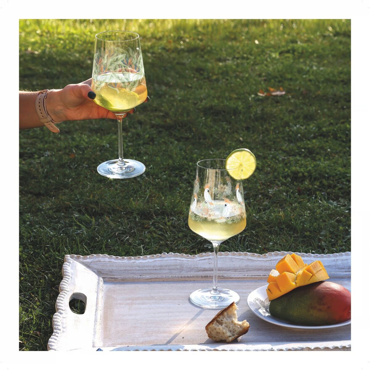 Ritzenhoff Zestaw 2 szt. kieliszków do aperitif koktajli soków kryształ Sommertau Hugo