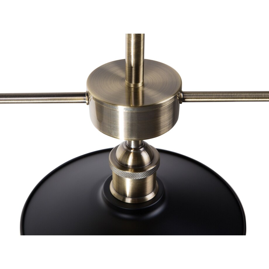 Lampa wisząca 3-punktowa metalowa czarna MONTONE