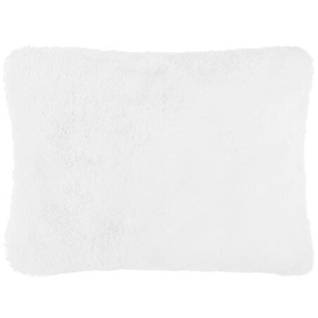 Poduszka dekoracyjna, sztuczne futro, 45x30 cm