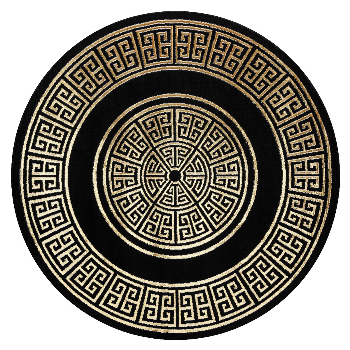 Dywan ALLURE 1968 koło Grecki klucz, ramka - koło 200 cm