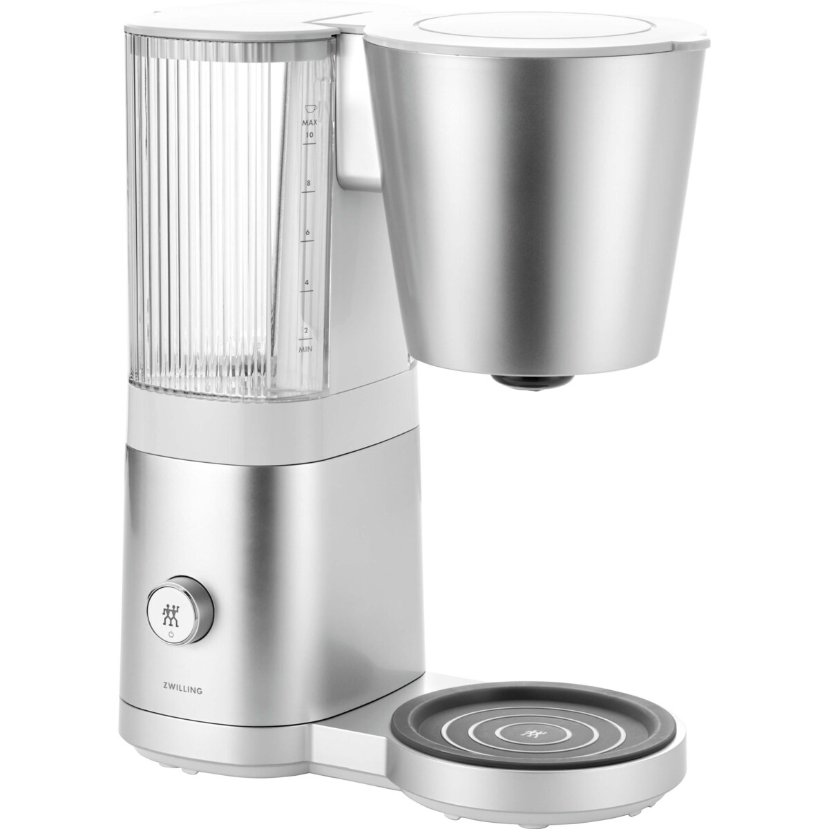 Ekspres do kawy z czajnikiem termicznym Zwilling Enfinigy - Srebrny