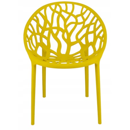 Krzesło Do Jadalni Kuchni Salonu Albero Żółte 2
