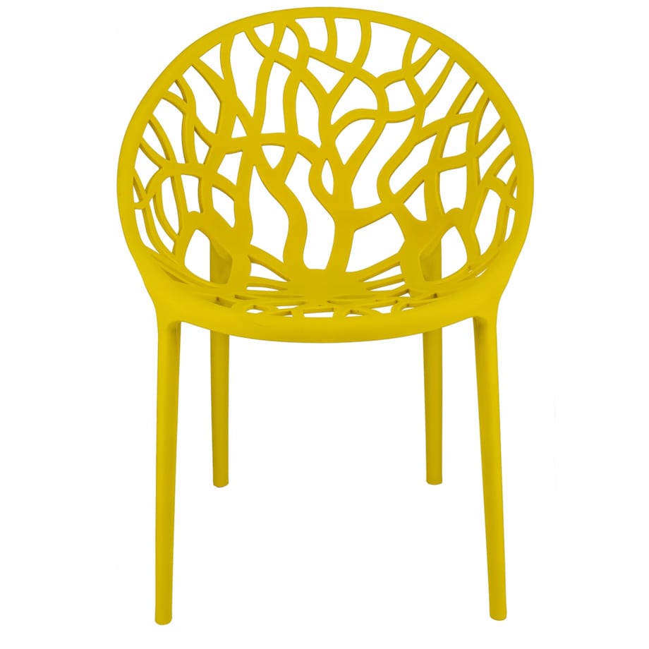 Krzesło Do Jadalni Kuchni Salonu Albero Żółte 2