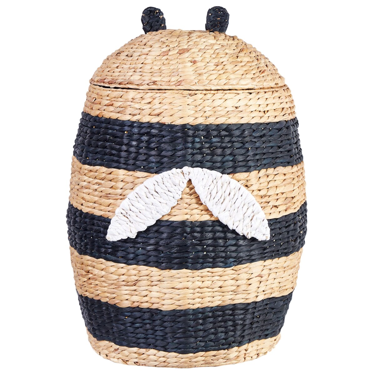 Kosz pleciony pszczoła z hiacyntu wodnego naturalny KNYSNA