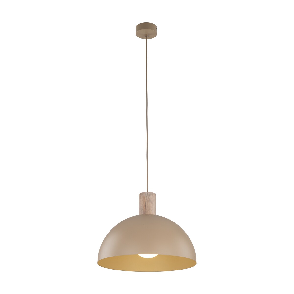 Lampa wisząca TK Lighting OSLO SABIA 11010 beżowa E27 regulowana do salonu jadalni 15W LED